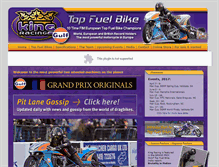 Tablet Screenshot of kingracing.com